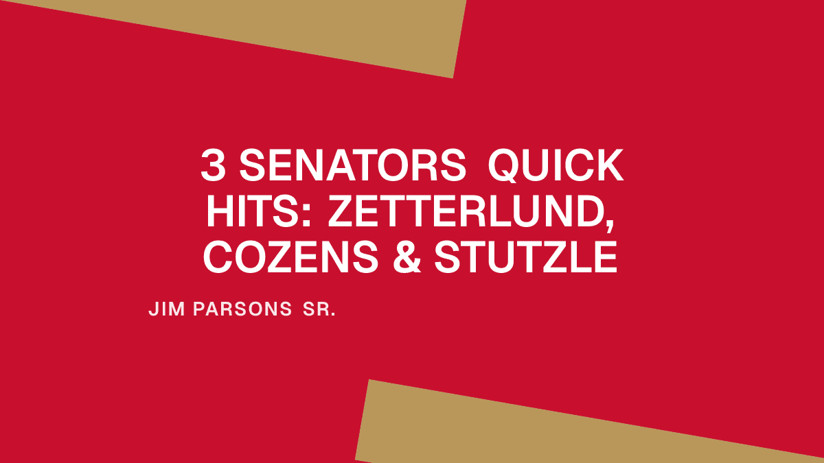 3 Senators Quick Hits: Zetterlund, Cozens & Stutzle Placeholder Image