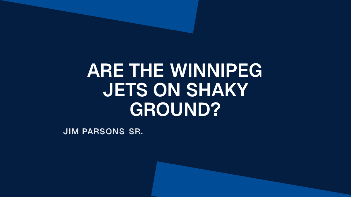 Are the Winnipeg Jets on Shaky Ground?