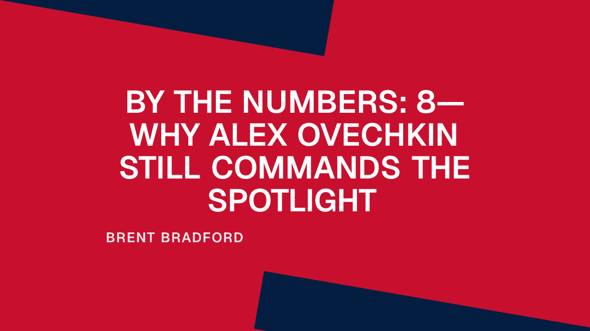 By the Numbers: 8—Why Alex Ovechkin Still Commands the Spotlight Placeholder Image