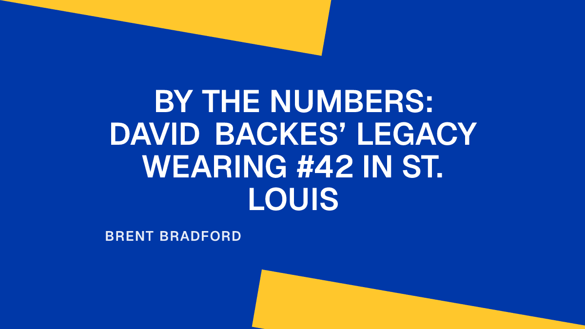 By the Numbers: David Backes’ Legacy Wearing #42 in St. Louis