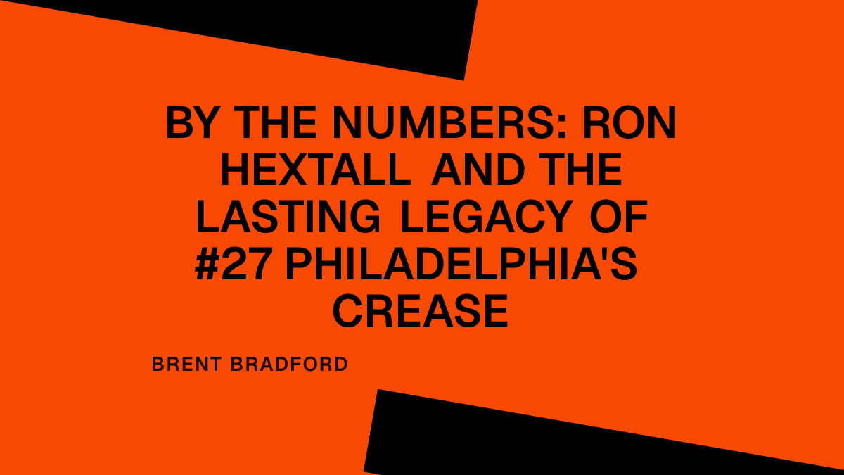 By the Numbers: Ron Hextall and the Lasting Legacy of #27 in Philadelphia's Crease