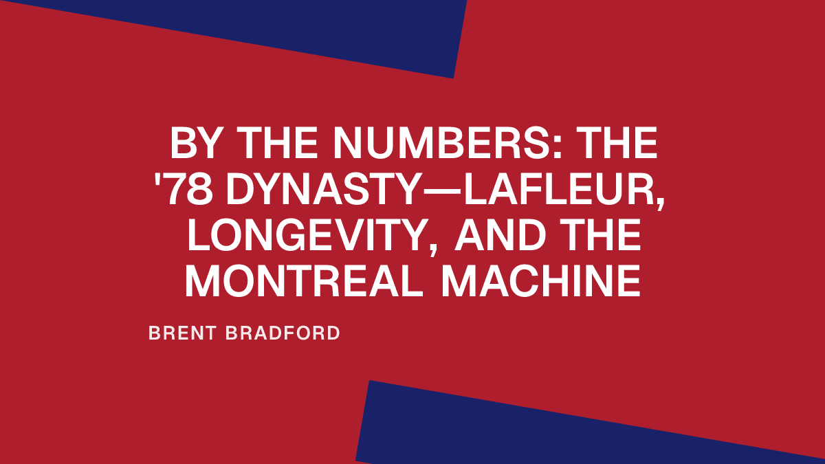 By the Numbers: The '78 Dynasty—Lafleur, Longevity, and the Montreal Machine