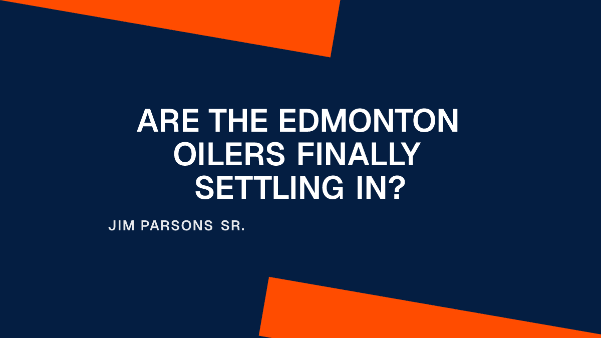 Are the Edmonton Oilers Finally Settling In? Placeholder Image