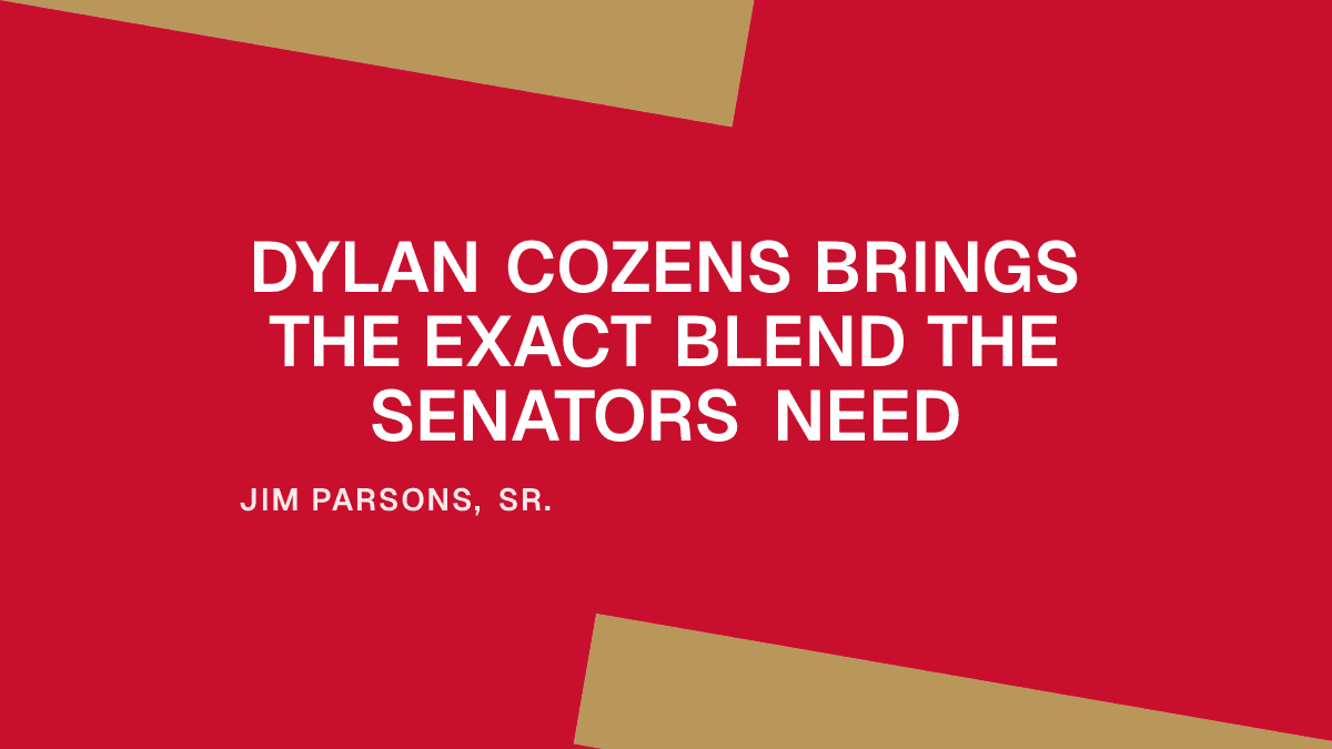 Dylan Cozens Brings the Exact Blend the Senators Need