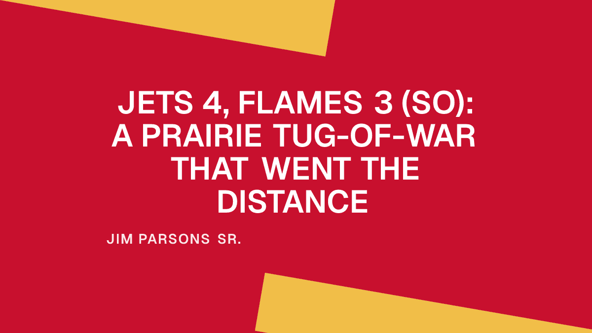 Jets 4, Flames 3 (SO): A Prairie Tug-of-War That Went the Distance