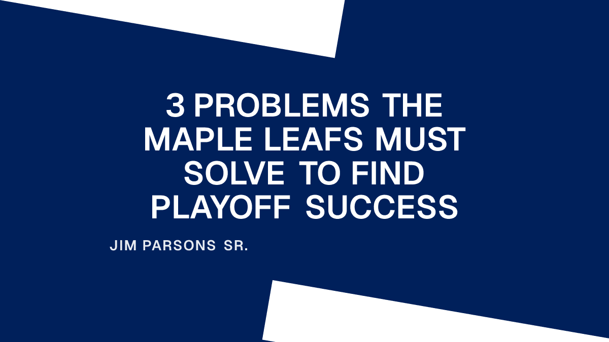 3 Problems the Maple Leafs Must Solve to Find Playoff Success Placeholder Image