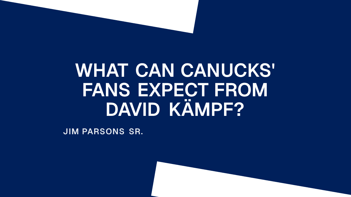 What Can Canucks' Fans Expect from David Kämpf? Placeholder Image