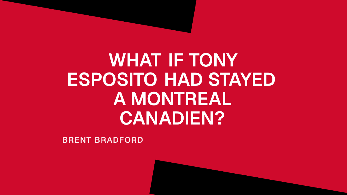 What If Tony Esposito Had Stayed a Montreal Canadien?
