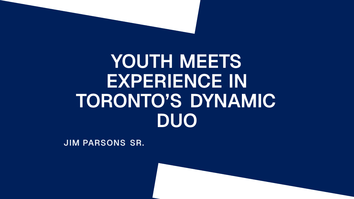 Youth Meets Experience in Toronto’s Dynamic Duo Placeholder Image